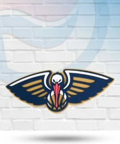 FanFave Wall Signs New Orleans Pelicans 3D Foam Wall Sign