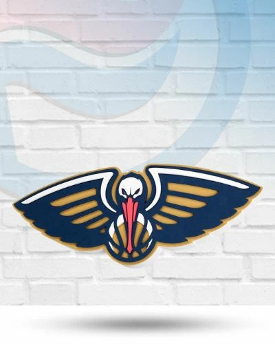 FanFave Wall Signs New Orleans Pelicans 3D Foam Wall Sign 1 FanFave Wall Signs New Orleans Pelicans 3D Foam Wall Sign