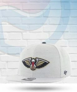 '47 Brand Hats New Orleans Pelicans Boreland Captain Snapback Hat