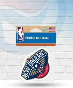 WinCraft Decals New Orleans Pelicans Perfect Cut Decal 4" X 4"