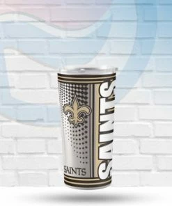 Logo Brands Drinkware New Orleans Saints 20oz Hero Stainless Tumbler