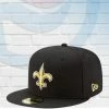 New Era New Orleans Saints Black 59FIFTY Fitted Hat