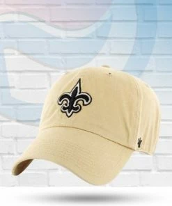 '47 Brand New Orleans Saints Clean Up Adjustable Hat Hats