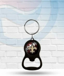 Rico Industries New Orleans Saints Colored Bottle Opener Keychain Keychains