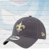 New Era New Orleans Saints Graphite Core Classic 9TWENTY Adjustable Hat Hats