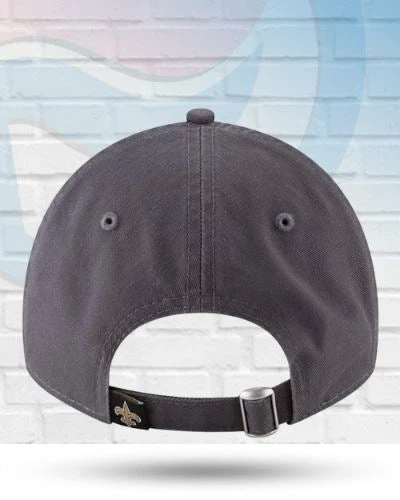 New Era New Orleans Saints Graphite Core Classic 9TWENTY Adjustable Hat Hats 2 New Era New Orleans Saints Graphite Core Classic 9TWENTY Adjustable Hat Hats