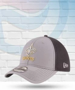 New Era New Orleans Saints Grayed Out Neo 2 39THIRTY Flex Hat Hats