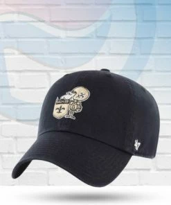 '47 Brand New Orleans Saints Legacy Clean Up Adjustable Hat Hats