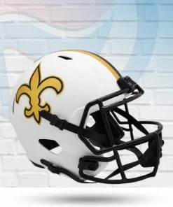 Score Here Collectibles New Orleans Saints Lunar Eclipse Speed Riddell Full Size Football Helmet