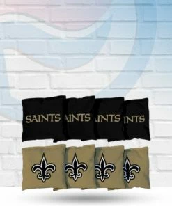 Victory Tailgate New Orleans Saints Regulation Cornhole Bag Set