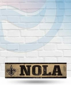 WinCraft Magnets New Orleans Saints Wooden Magnet 1.5" X 6"