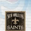 WinCraft New Orleans Saints Wooden Magnet 3" X 3" Magnets