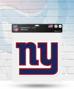Michigan New York Giants Color Perfect Cut Decal 8" X 8" Decals
