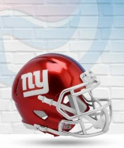 Score Here New York Giants Flash Speed Riddell Mini Football Helmet Collectibles
