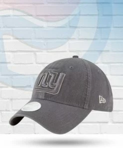 New Era New York Giants Graphite Preferred Pick Women's 9TWENTY Adjustable Hat Hats