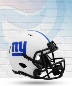 Score Here Collectibles New York Giants Lunar Eclipse Speed Riddell Mini Football Helmet