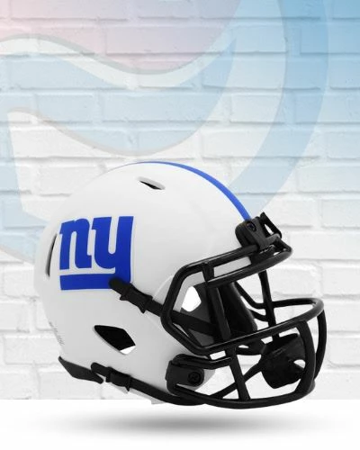 Score Here Collectibles New York Giants Lunar Eclipse Speed Riddell Mini Football Helmet 1 Score Here Collectibles New York Giants Lunar Eclipse Speed Riddell Mini Football Helmet