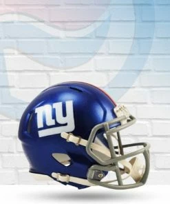 Score Here New York Giants Speed Riddell Mini Football Helmet
