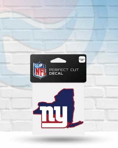 WinCraft Decals New York Giants State Shaped Perfect Cut Decal 4" X 4" 1 WinCraft Decals New York Giants State Shaped Perfect Cut Decal 4" X 4"