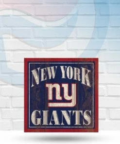 WinCraft Magnets New York Giants Wooden Magnet 3" X 3"