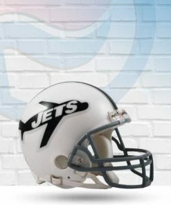 Score Here Collectibles New York Jets 1963 Throwback Riddell Mini Football Helmet