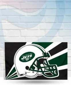 Michigan Clearance New York Jets 3' X 5' Helmet Logo Deluxe Flag