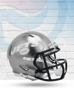 Score Here New York Jets Flash Speed Riddell Mini Football Helmet