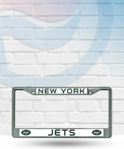 WinCraft Automotive New York Jets Metal License Plate Frame