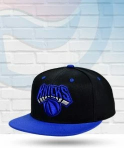 Mitchell & Ness New York Knicks Mitchell And Ness Black Royalty Snapback Hat Hats