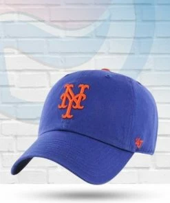 '47 Brand New York Mets Cooperstown Clean Up Adjustable Hat