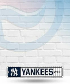 WinCraft New York Yankees Street Zone Plastic Way Sign Wall Signs