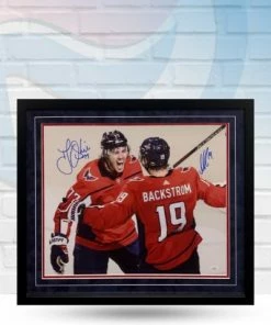 Fan Cave Sports Nicklas Bäckström And TJ Oshie Washington Capitals Dual Autographed Framed 16x20 - JSA