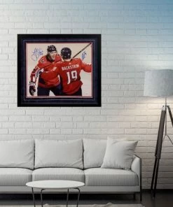Fan Cave Sports Nicklas Bäckström And TJ Oshie Washington Capitals Dual Autographed Framed 16x20 - JSA