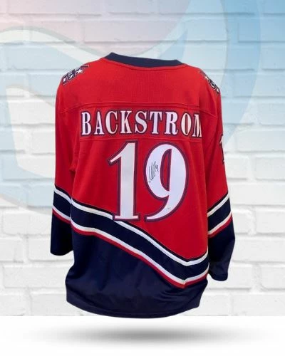 Fan Cave Sports Nicklas Bäckström Washington Capitals Autographed Fanatics Reverse Retro Jersey - JSA 1 Fan Cave Sports Nicklas Bäckström Washington Capitals Autographed Fanatics Reverse Retro Jersey - JSA