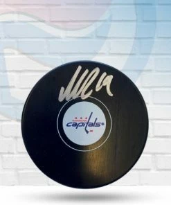 Fan Cave Sports Autographed Memorabilia Nicklas Bäckström Washington Capitals Autographed Logo Puck - JSA