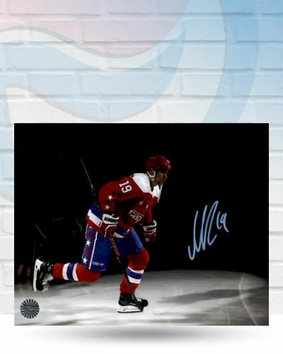 Fan Cave Sports Nicklas Bäckström Washington Capitals Autographed Skating 8x10 Photo - COA 1 Fan Cave Sports Nicklas Bäckström Washington Capitals Autographed Skating 8x10 Photo - COA