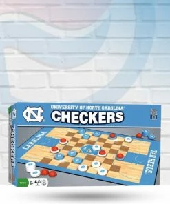 Masterpieces Puzzle Co North Carolina Tar Heels Collectible Checkers Set