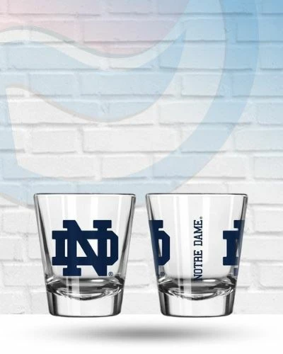 Logo Brands Drinkware Notre Dame Fighting Irish Game Day Shot Glass 1 Logo Brands Drinkware Notre Dame Fighting Irish Game Day Shot Glass