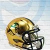 Score Here Notre Dame Fighting Irish Hydroskin Boston Speed Riddell Mini Football Helmet