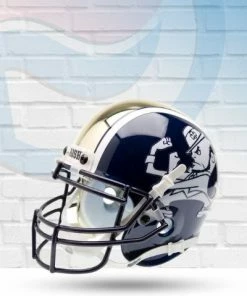 Score Here Notre Dame Fighting Irish Leprechaun Schutt Authentic Mini Football Helmet