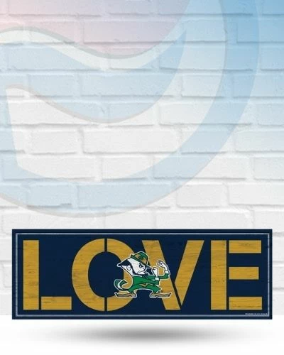 WinCraft Notre Dame Fighting Irish Love 8" X 23" Wooden Sign 1 WinCraft Notre Dame Fighting Irish Love 8" X 23" Wooden Sign