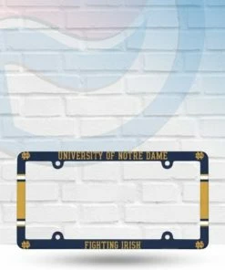 WinCraft Automotive Notre Dame Fighting Irish Plastic License Plate Frame