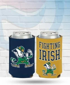 WinCraft Notre Dame Fighting Irish Team Logo Can Koozie Drinkware