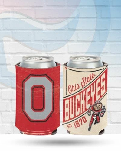 WinCraft Drinkware Ohio State Buckeyes College Vault Can Koozie 1 WinCraft Drinkware Ohio State Buckeyes College Vault Can Koozie
