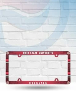 WinCraft Automotive Ohio State Buckeyes Plastic License Plate Frame