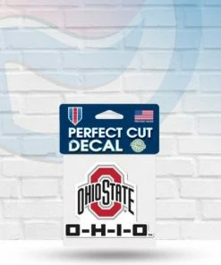 WinCraft Decals Ohio State Buckeyes Slogan Perfect Cut Decal 4" X 4"