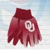 WinCraft Oklahoma Sooners Two Tone Striped Utility Gloves