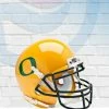 Score Here Oregon Ducks Alternate Gold Schutt Authentic Mini Football Helmet Collectibles