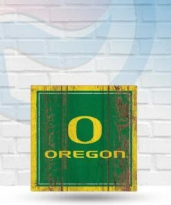WinCraft Oregon Ducks Wooden Magnet 3" X 3"