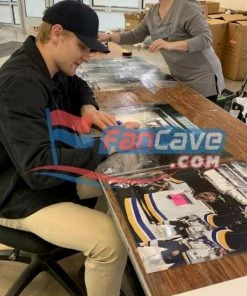 Fan Cave Sports O'Reilly Parayko Sanford Edmundson St Louis Blues Quad Autographed 16x20 #'d - COA